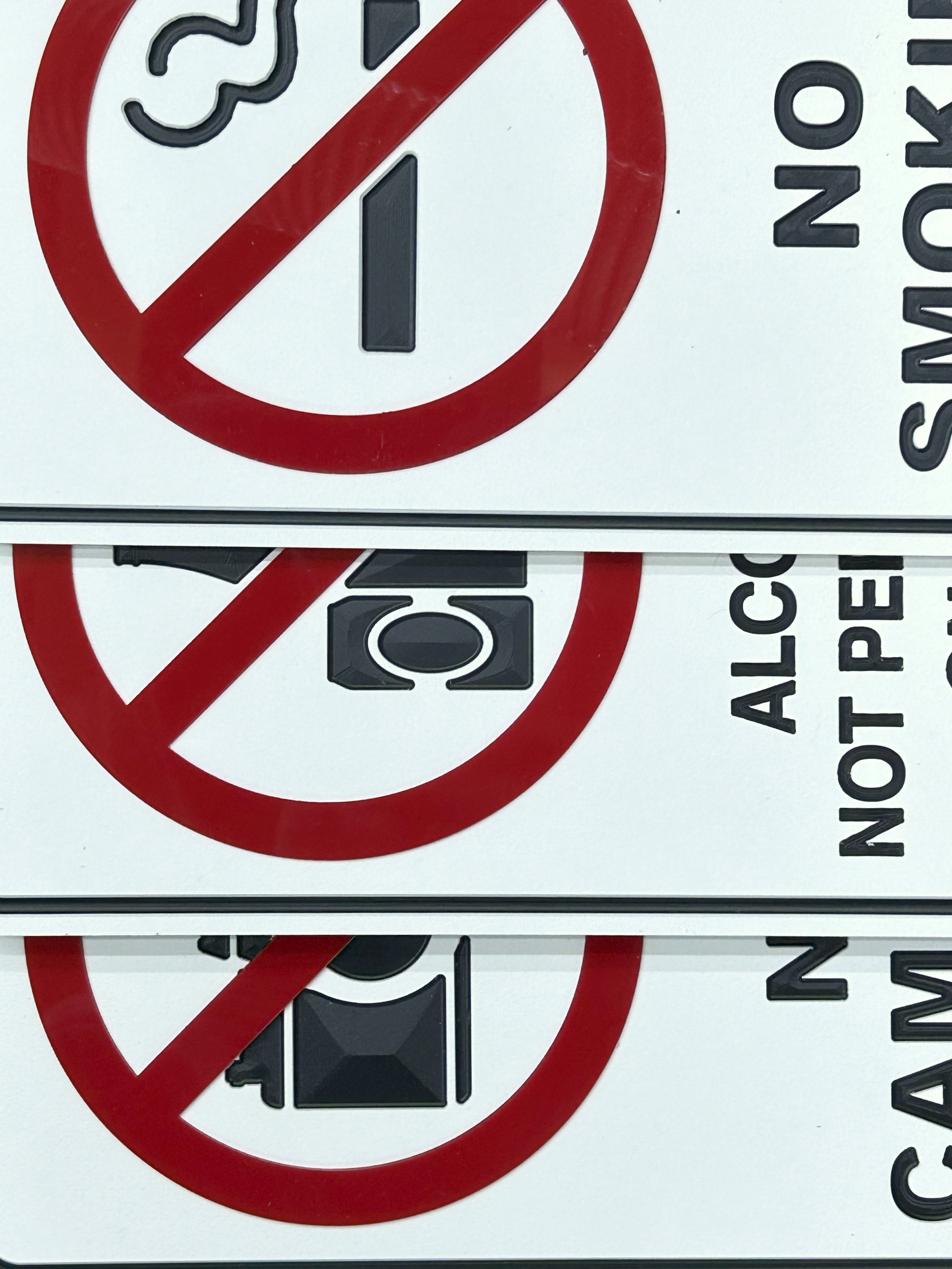 Restriction Signs - Core Signworks