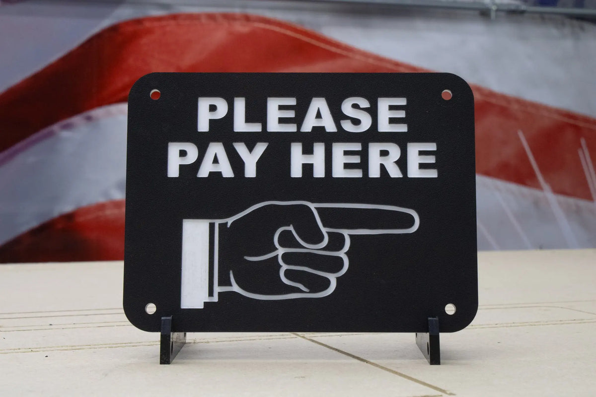 Please Pay Rent Image Please Pay Here – Core Signworks