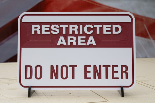 Restricted Area Do Not Enter