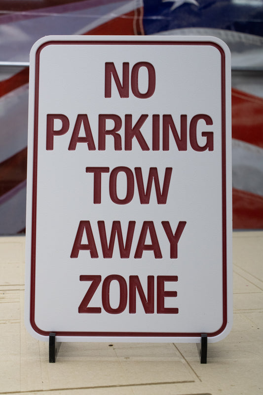No Parking Tow Away Zone