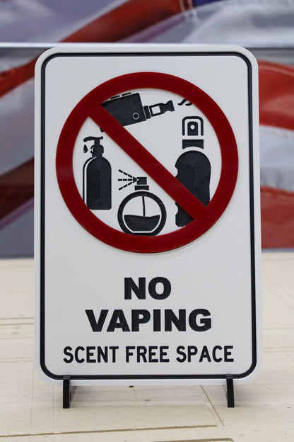 No Vaping Scent Free Space