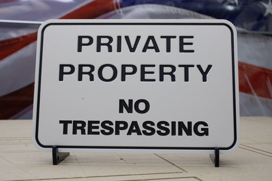 Private Property No Trespassing