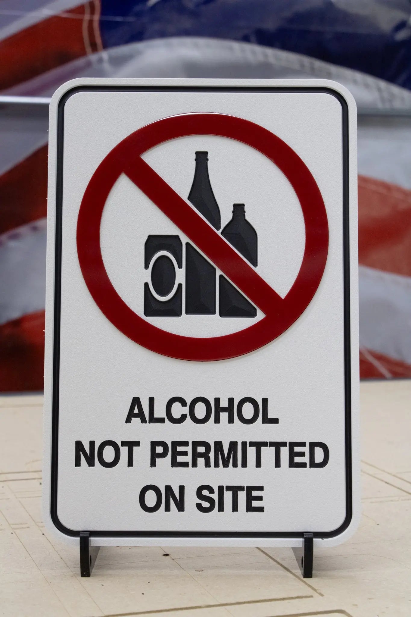 Not Permitted Label Alcohol Not Permitted on Site – Core Signworks